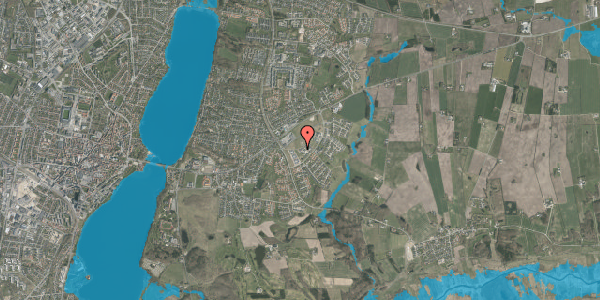 Oversvømmelsesrisiko fra vandløb på Asmild Mark 70, 8800 Viborg