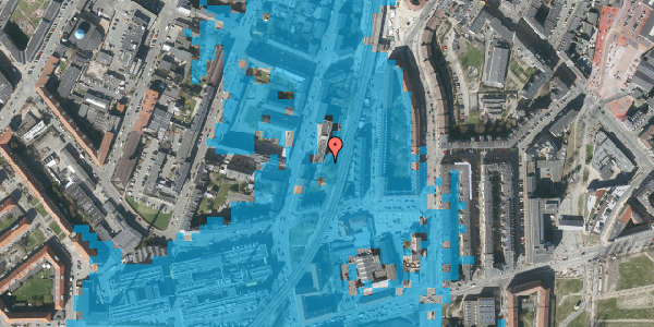 Oversvømmelsesrisiko fra vandløb på Nordre Fasanvej 218, 2200 København N