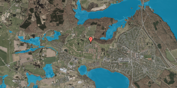 Oversvømmelsesrisiko fra vandløb på Bøgehaven 82, 3500 Værløse