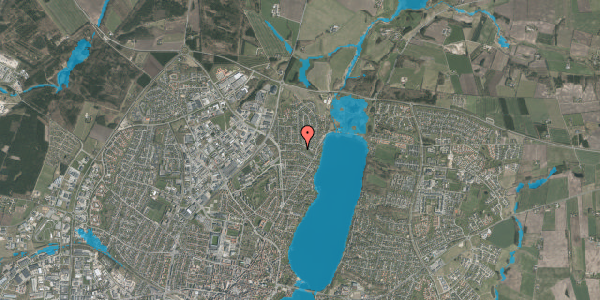 Oversvømmelsesrisiko fra vandløb på Bragesvej 22B, 8800 Viborg