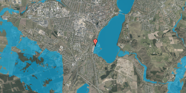 Oversvømmelsesrisiko fra vandløb på Sønæshave 32, 8800 Viborg
