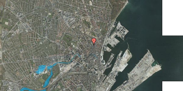 Oversvømmelsesrisiko fra vandløb på Nørre Allé 32, 1. , 8000 Aarhus C