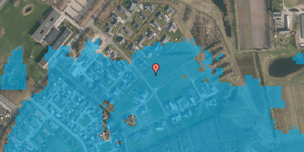 Oversvømmelsesrisiko fra vandløb på Bjerreskovparken 41, 6760 Ribe