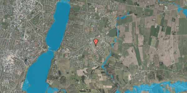 Oversvømmelsesrisiko fra vandløb på Asmild Mark 144, 8800 Viborg