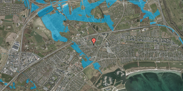 Oversvømmelsesrisiko fra vandløb på Margrethevænget 3, 2. 2, 2665 Vallensbæk Strand
