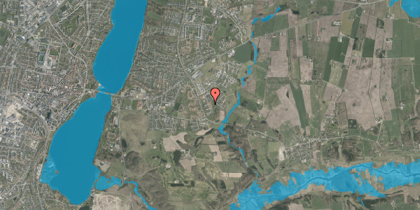 Oversvømmelsesrisiko fra vandløb på Asmild Hegn 53, 8800 Viborg