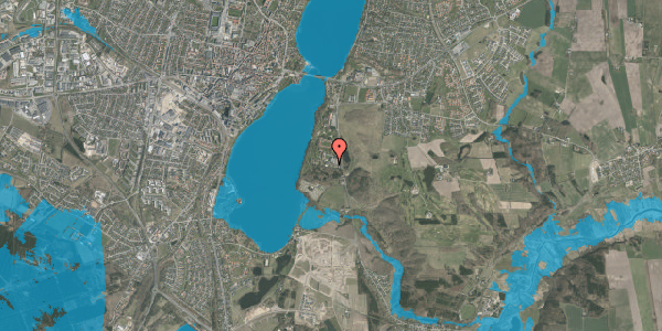 Oversvømmelsesrisiko fra vandløb på Vinkelvej 32K, 8800 Viborg