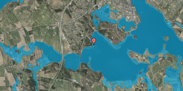 Oversvømmelsesrisiko fra vandløb på Horsensvej 3, 8660 Skanderborg