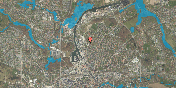Oversvømmelsesrisiko fra vandløb på Victoriagade 44, 5000 Odense C