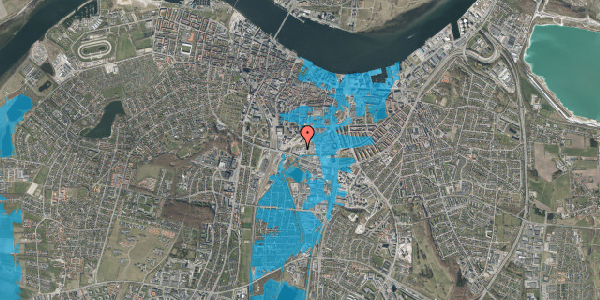 Oversvømmelsesrisiko fra vandløb på Hjulmagervej 36, 9000 Aalborg