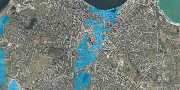 Oversvømmelsesrisiko fra vandløb på Hattemagervej 16, 9000 Aalborg