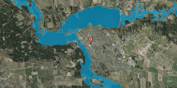 Oversvømmelsesrisiko fra vandløb på Møllevej 3A, 8680 Ry
