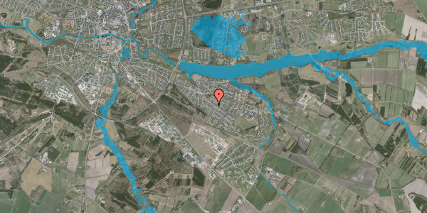 Oversvømmelsesrisiko fra vandløb på Malurten 20, 7500 Holstebro