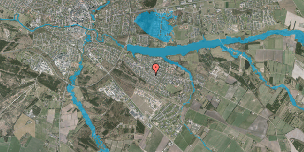 Oversvømmelsesrisiko fra vandløb på Malurten 23, 7500 Holstebro