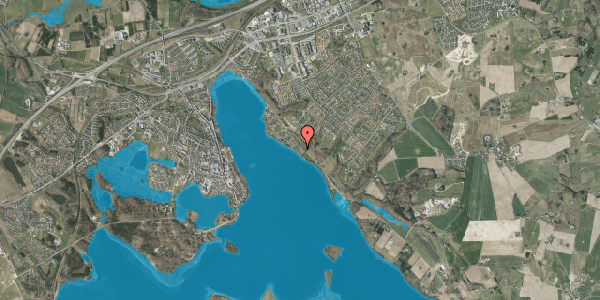 Oversvømmelsesrisiko fra vandløb på Enebærvænget 1, 8660 Skanderborg