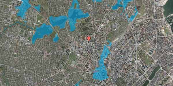 Oversvømmelsesrisiko fra vandløb på Dortheavej 41, 1. , 2400 København NV