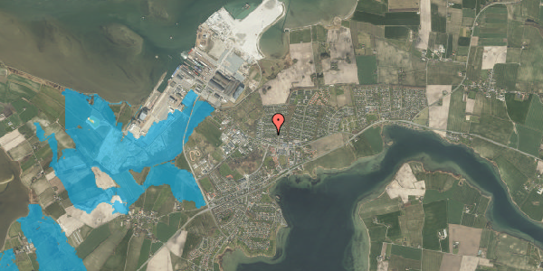 Oversvømmelsesrisiko fra vandløb på Solbakken 317, 5330 Munkebo
