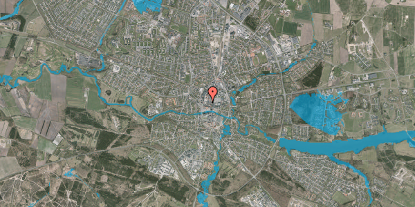 Oversvømmelsesrisiko fra vandløb på Horsstræde 1A, 2. , 7500 Holstebro
