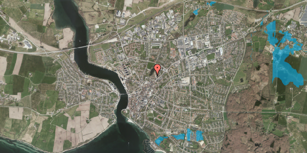 Oversvømmelsesrisiko fra vandløb på Ved Mølledammen 18, 1. 7, 6400 Sønderborg