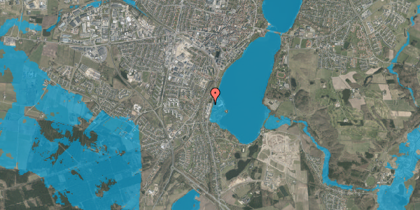 Oversvømmelsesrisiko fra vandløb på Sønæshave 22, 8800 Viborg