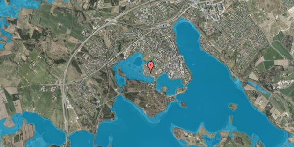 Oversvømmelsesrisiko fra vandløb på Sortesøvej 5, . 6, 8660 Skanderborg
