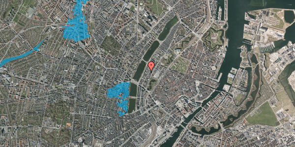 Oversvømmelsesrisiko fra vandløb på Charlotte Ammundsens Plads 2, 1. tv, 1359 København K