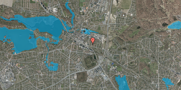 Oversvømmelsesrisiko fra vandløb på Rørdams Have 5, 2800 Kongens Lyngby