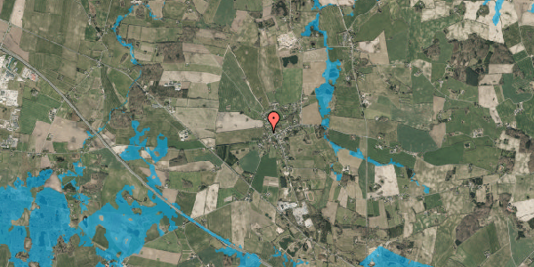 Oversvømmelsesrisiko fra vandløb på Ejbyvej 52A, 5463 Harndrup