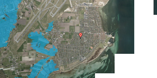 Oversvømmelsesrisiko fra vandløb på Hf. Maglebylund 247, 2791 Dragør