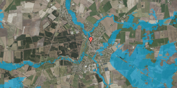 Oversvømmelsesrisiko fra vandløb på Ved Møllen 5, 6240 Løgumkloster
