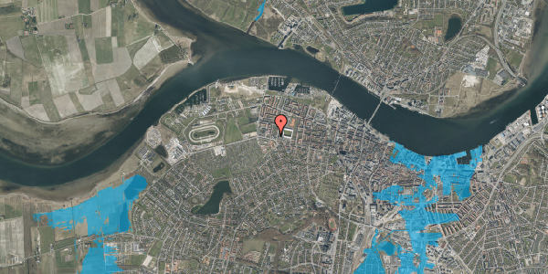 Oversvømmelsesrisiko fra vandløb på Annebergvej 72F, 9000 Aalborg