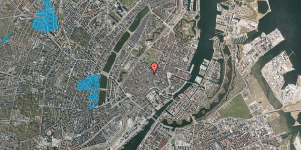 Oversvømmelsesrisiko fra vandløb på Klareboderne 6, 1115 København K