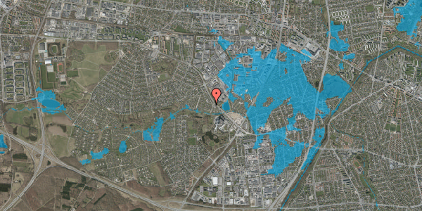 Oversvømmelsesrisiko fra vandløb på Øster Hanevad 3, 2740 Skovlunde