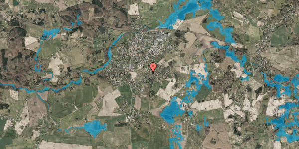 Oversvømmelsesrisiko fra vandløb på Troldebakken 18, 5560 Aarup