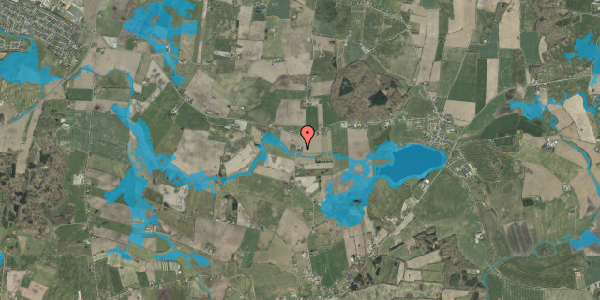 Oversvømmelsesrisiko fra vandløb på Drenderupvej 30, 6580 Vamdrup
