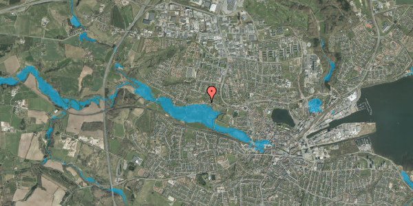 Oversvømmelsesrisiko fra vandløb på Stadionvej 68, 6000 Kolding