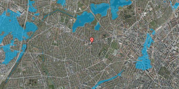 Oversvømmelsesrisiko fra vandløb på Brønshøjvej 8, 2700 Brønshøj