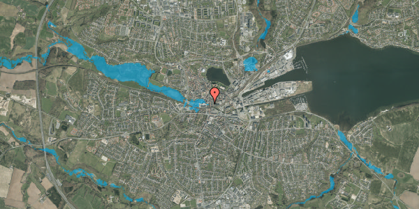 Oversvømmelsesrisiko fra vandløb på Farverstræde 6, 6000 Kolding