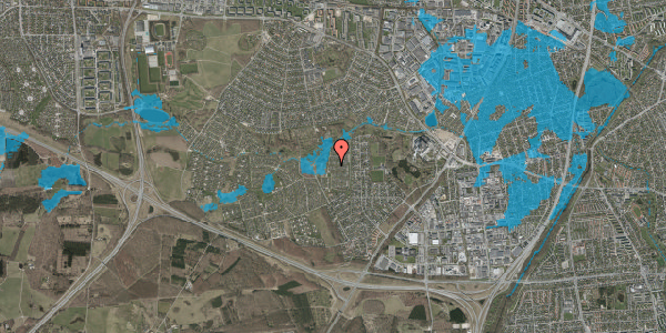 Oversvømmelsesrisiko fra vandløb på Vængedalen 526, 2600 Glostrup