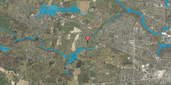 Oversvømmelsesrisiko fra vandløb på Ydunsæble Have 8, 5210 Odense NV