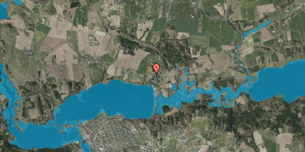 Oversvømmelsesrisiko fra vandløb på Tulstrupvej 86, 8680 Ry