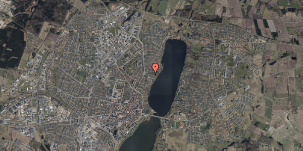 Oversvømmelsesrisiko fra vandløb på Hf. Løkken 7, 8800 Viborg