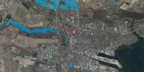 Oversvømmelsesrisiko fra vandløb på Emil Møllers Gade 69B, 3. tv, 8700 Horsens