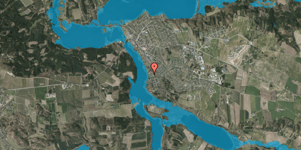 Oversvømmelsesrisiko fra vandløb på Klostervej 108B, 8680 Ry