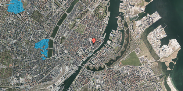 Oversvømmelsesrisiko fra vandløb på Holmens Kanal 7, 1. , 1060 København K