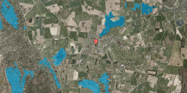 Oversvømmelsesrisiko fra vandløb på Ellingevej 1U, 4573 Højby