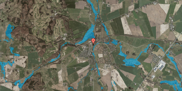 Oversvømmelsesrisiko fra vandløb på Emmersvej 7, 4320 Lejre