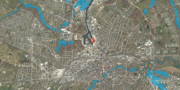 Oversvømmelsesrisiko fra vandløb på Promenadebyen 2, 2. 1, 5000 Odense C