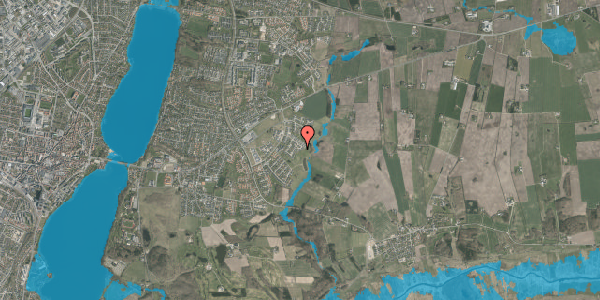 Oversvømmelsesrisiko fra vandløb på Asmild Eng 62, 8800 Viborg