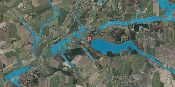 Oversvømmelsesrisiko fra vandløb på Karlsgårde Søvej 72, 6800 Varde